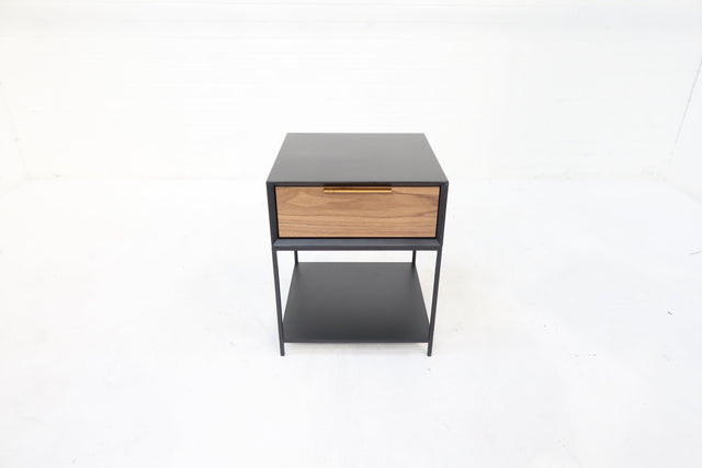 Aldgate Bedside Table Black / Oak